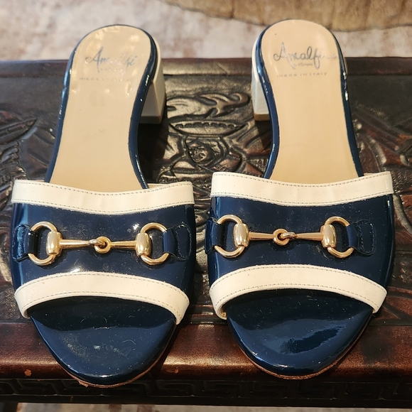 Amalfi Shoes - Amalfi by Rangoni horsebit block heel women's 8.5